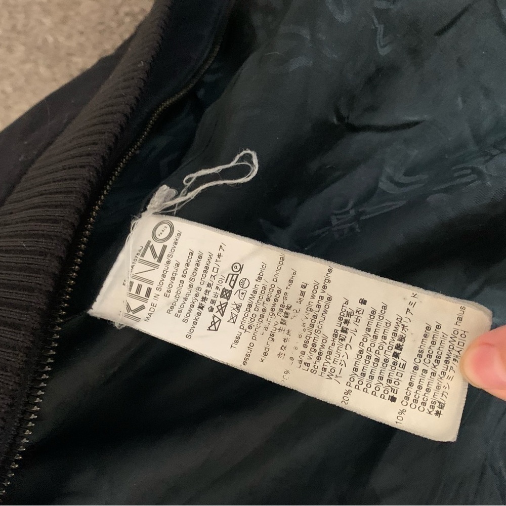 KENZO Virgin wool knit coat - Picture 8 of 10